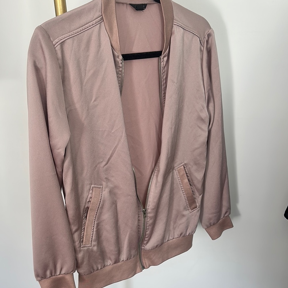 Pink TopShop Bomber Jacket